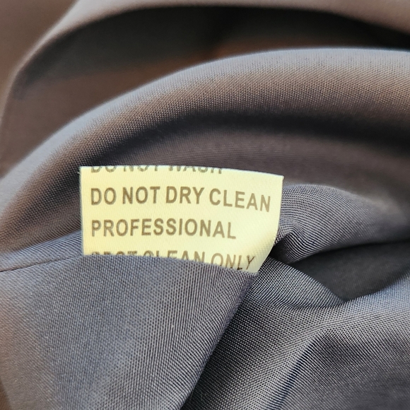 JJ's House Purple Layered Chiffon Beaded Edge Sleeveless Dress Party Wedding - Picture 7 of 9